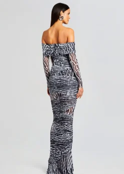 Retrofete Chanda Gown Grey Ocelot Online