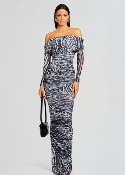 Retrofete Chanda Gown Grey Ocelot Online