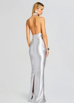Retrofete Charity Dress Silver Cheap