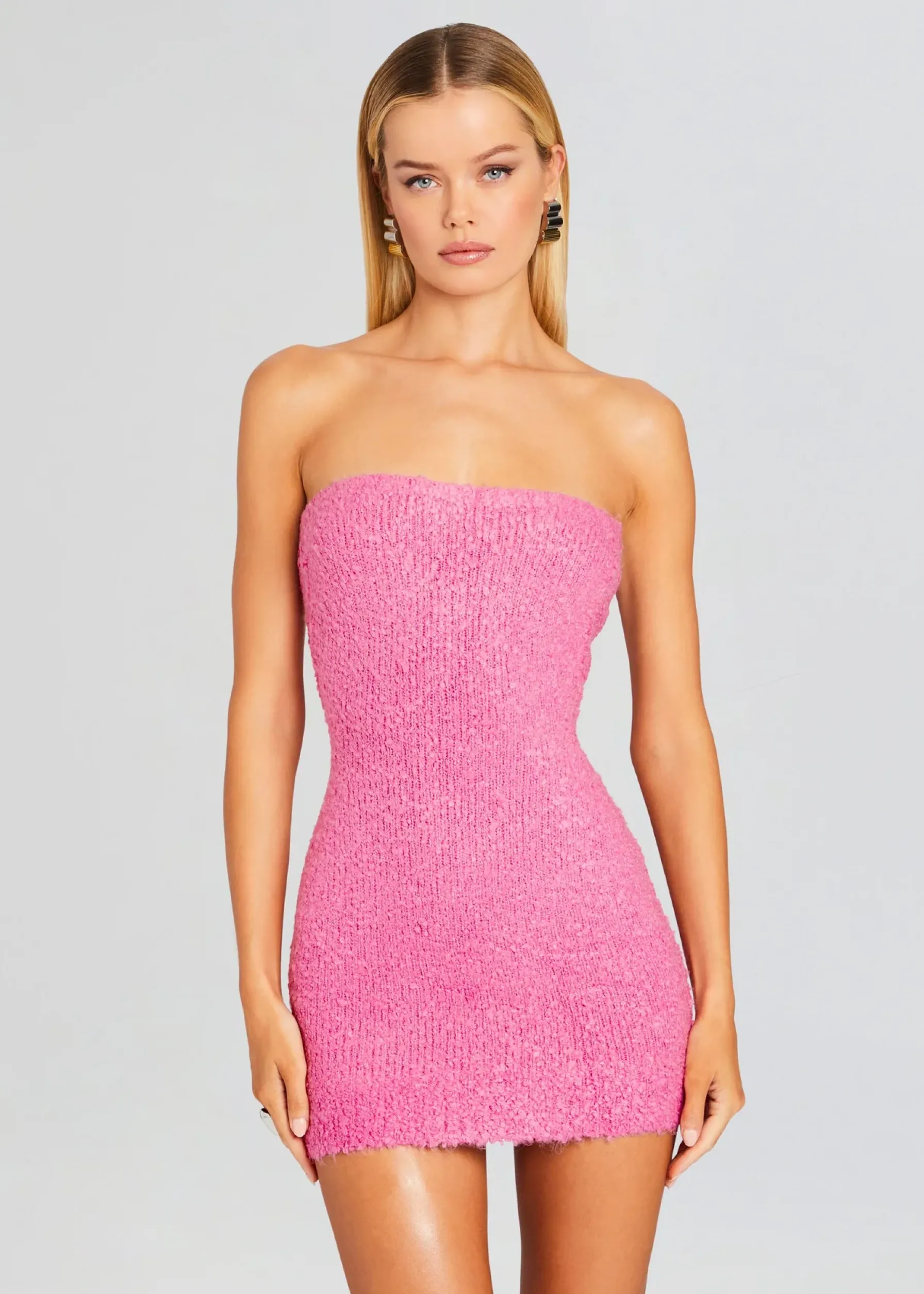 Retrofete Chelsey Boucle Dress Malibu Pink Fashion