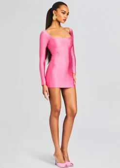 Retrofete Chiara Lycra Mini Dress Rose Blossom Shop