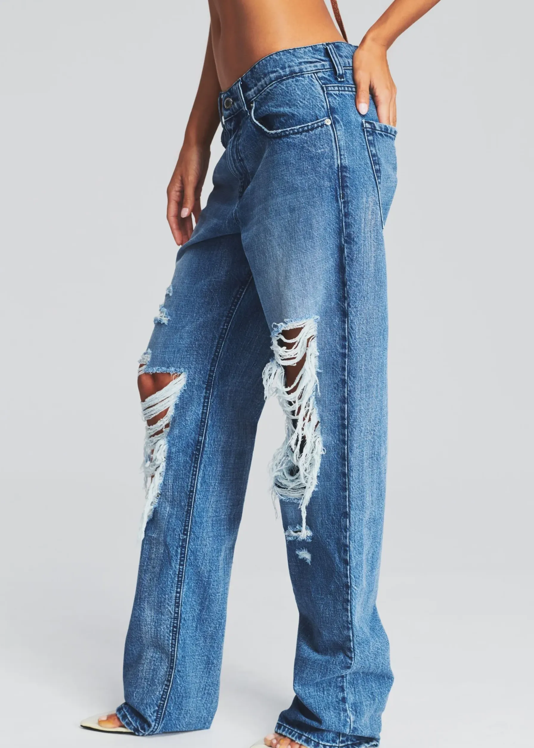 Retrofete Chris Low Rise Jean Sea Online