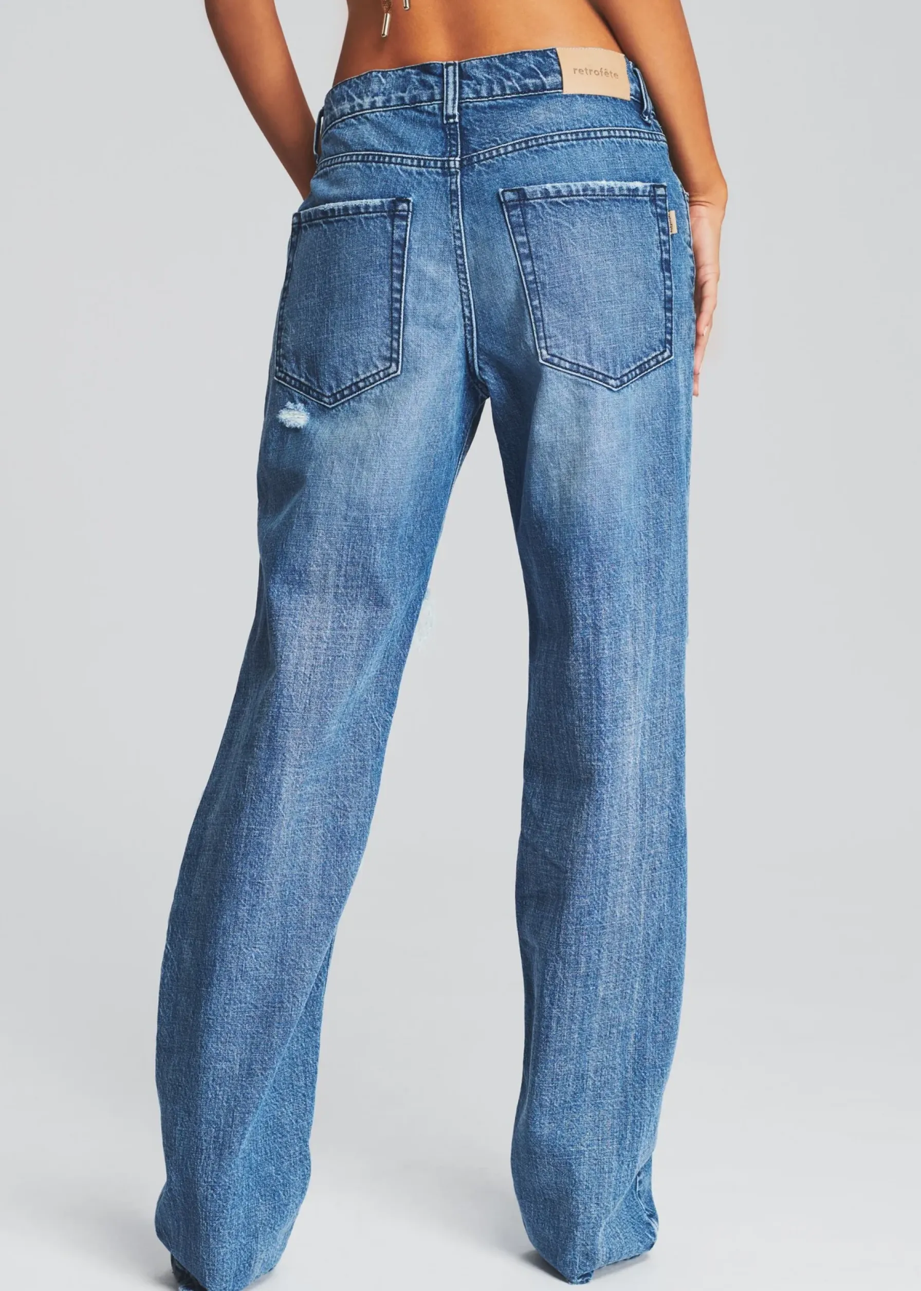 Retrofete Chris Low Rise Jean Sea Online