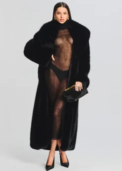 Retrofete Christine Dress Black Hot