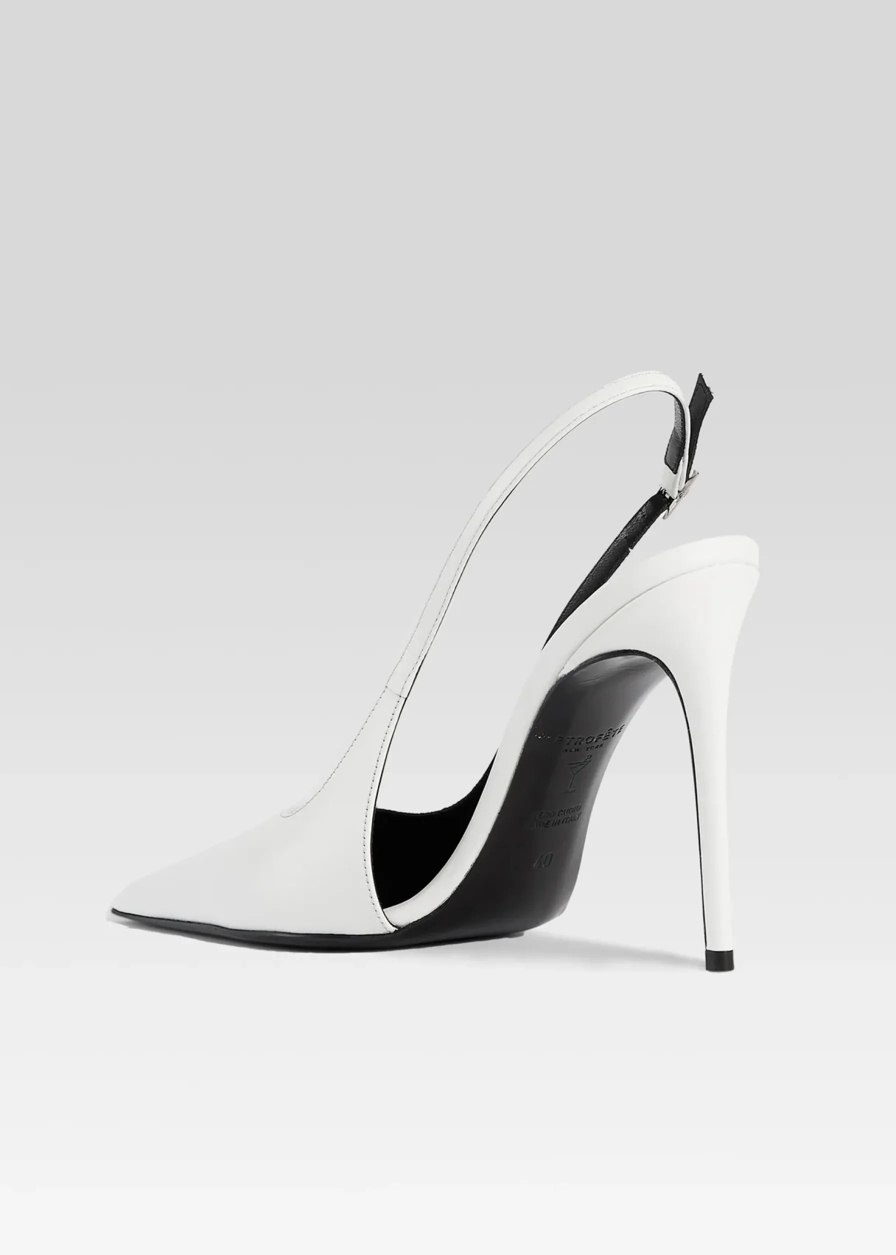 Retrofete Cindy Slingback Heel White Cheap
