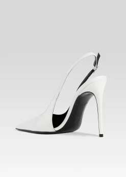 Retrofete Cindy Slingback Heel White Discount