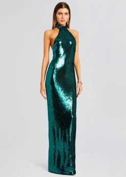 Retrofete Cora Sequin Dress Aquamarine Store