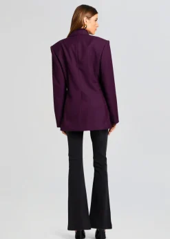 Retrofete Cosmo Blazer Eggplant Shop