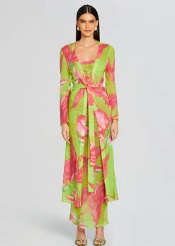 Retrofete Cruz Knit Duster Lime Anthurium Fashion