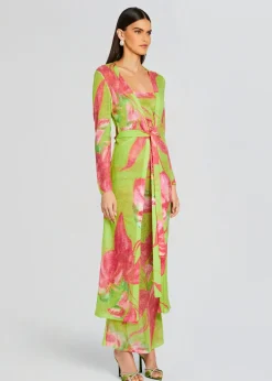 Retrofete Cruz Knit Duster Lime Anthurium Discount