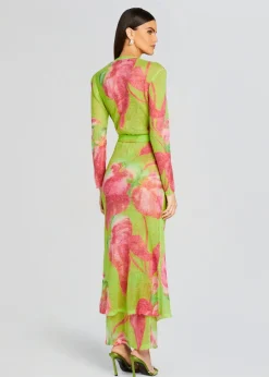 Retrofete Cruz Knit Duster Lime Anthurium Discount