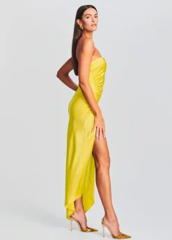 Retrofete Dalia Maxi Dress Citric Hot