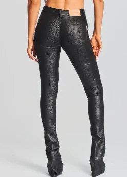 Retrofete Danica Coated Denim Pant Gator Store