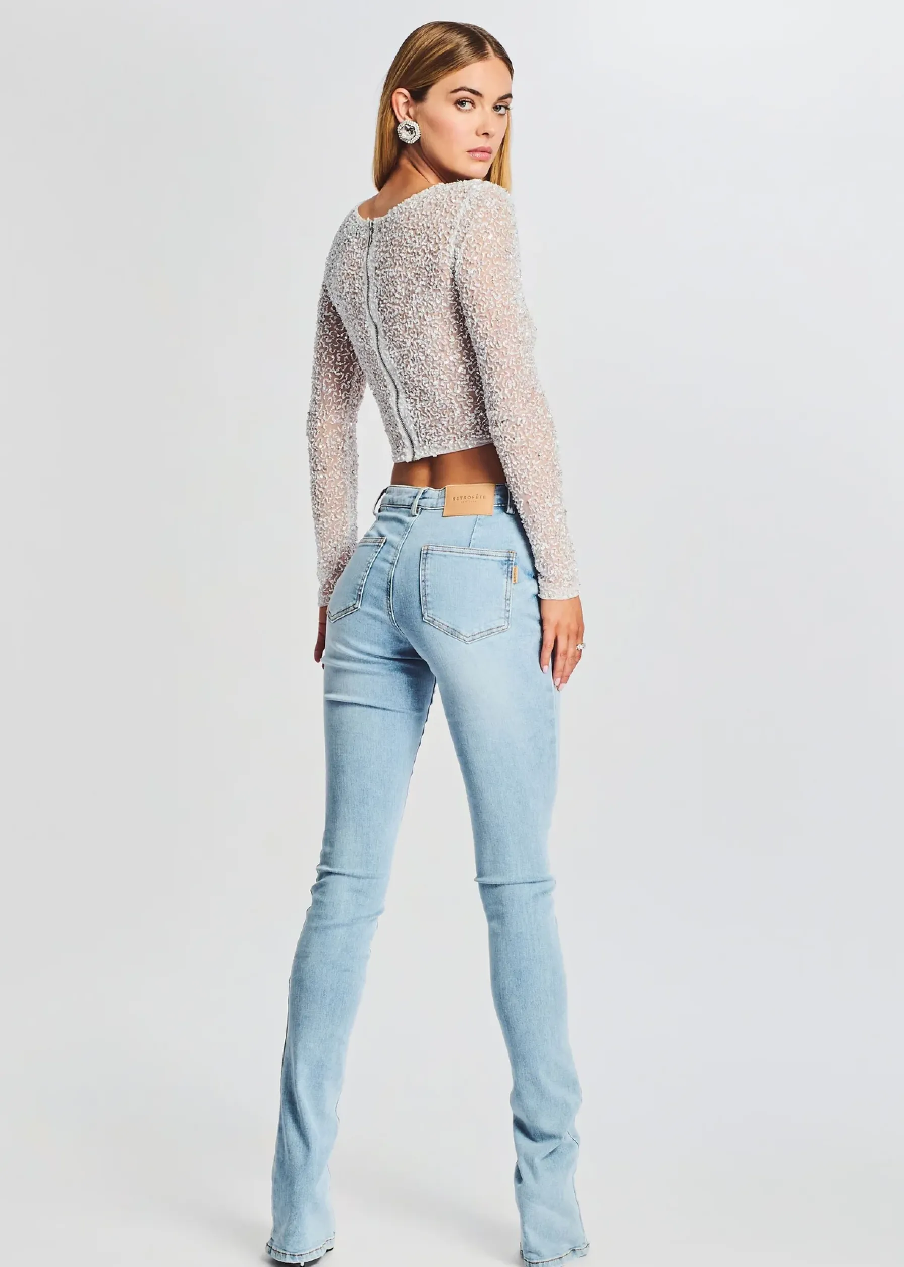 Retrofete Danica Pant Vintage Celeste Store