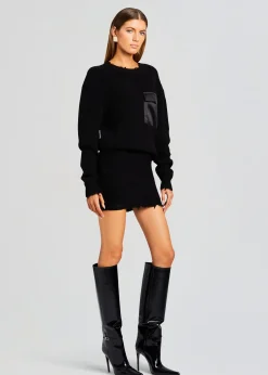 Retrofete Daniella Sweater Dress Black Best Sale