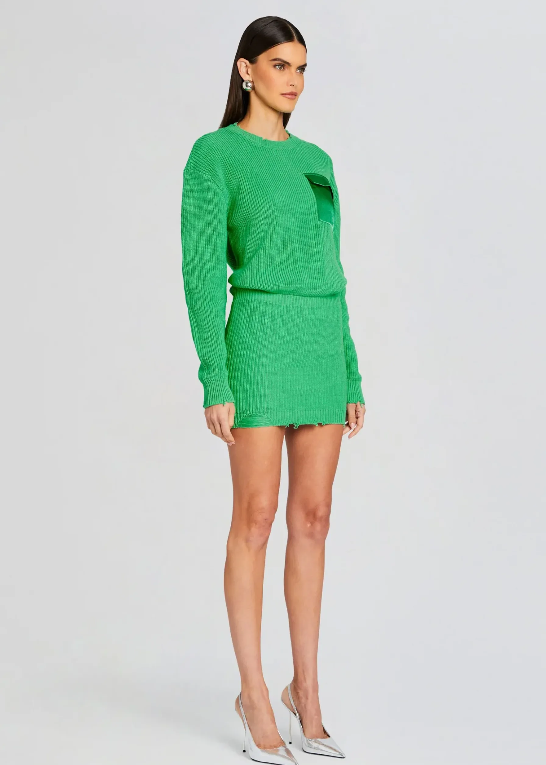 Retrofete Daniella Sweater Dress Pistachio Best