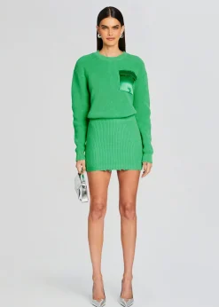 Retrofete Daniella Sweater Dress Pistachio Best