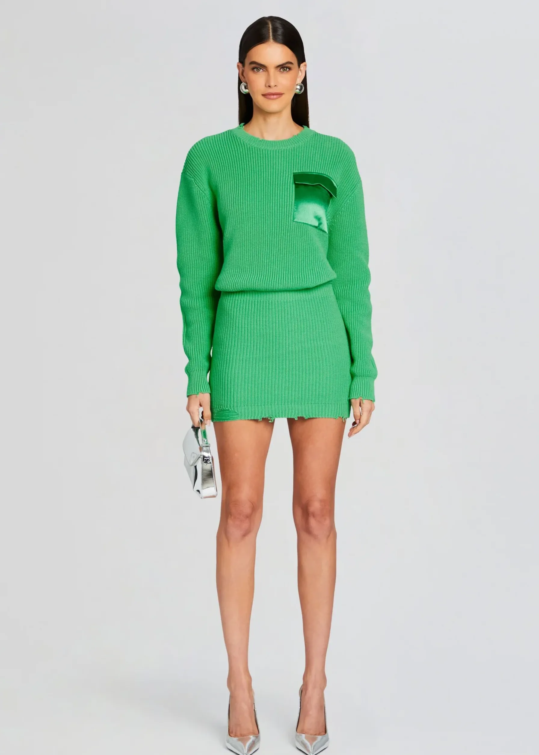 Retrofete Daniella Sweater Dress Pistachio Best