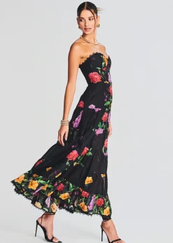 Retrofete Danny Long Dress Black Bonita Flash Sale