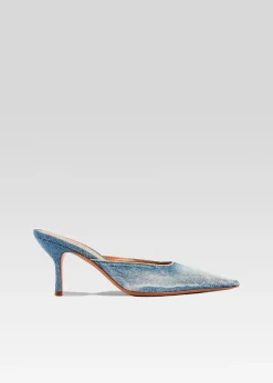 Retrofete Daphne Mule Denim Flash Sale