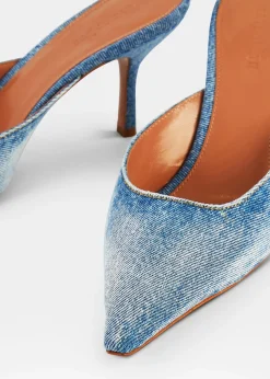 Retrofete Daphne Mule Denim Best Sale