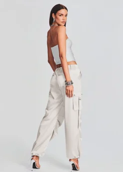 Retrofete Debbi Strapless Top Silver Best Sale