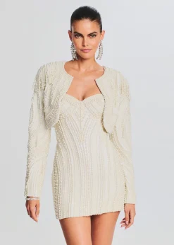 Retrofete Deema Pearl Dress Ivory Cheap