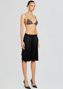 Retrofete Deja Crystal Bra Black/Silver Fashion