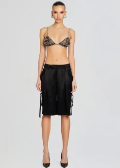 Retrofete Deja Crystal Bra Black/Silver Fashion