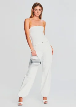 Retrofete Delancey Jumpsuit White Discount