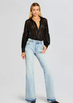 Retrofete Donney Bodysuit Black Sham Cheap