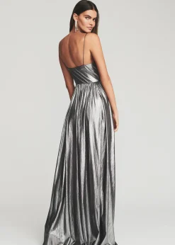 Retrofete Doss Dress Gunmetal Discount