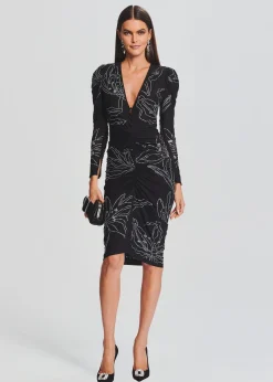 Retrofete Dream Midi Dress Black Cheap