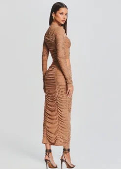 Retrofete Dream Midi Skirt Nude Cheap
