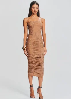 Retrofete Dream Strapless Dress Nude Best Sale
