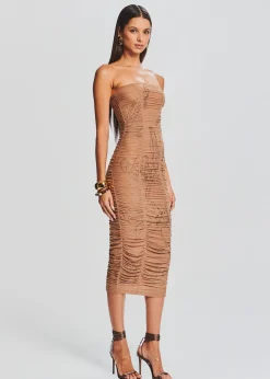Retrofete Dream Strapless Dress Nude Online