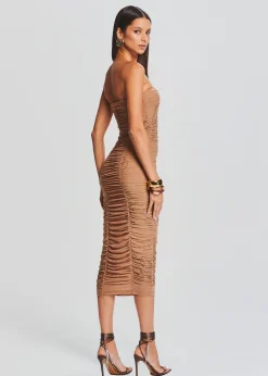 Retrofete Dream Strapless Dress Nude Shop