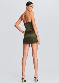 Retrofete Easton Dress Army Green Shop