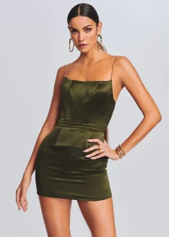 Retrofete Easton Dress Army Green Shop