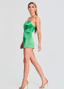 Retrofete Easton Dress Natural Green Store