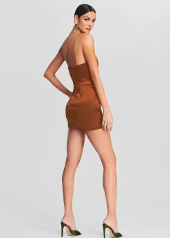 Retrofete Easton Dress Cognac Clearance