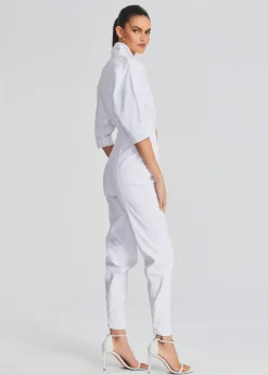 Retrofete Ellis Jumpsuit Optic White Cheap