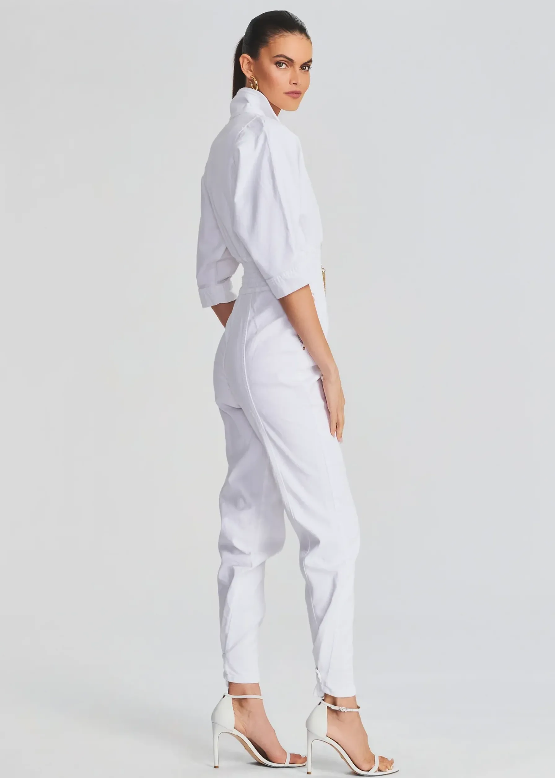 Retrofete Ellis Jumpsuit Optic White Discount