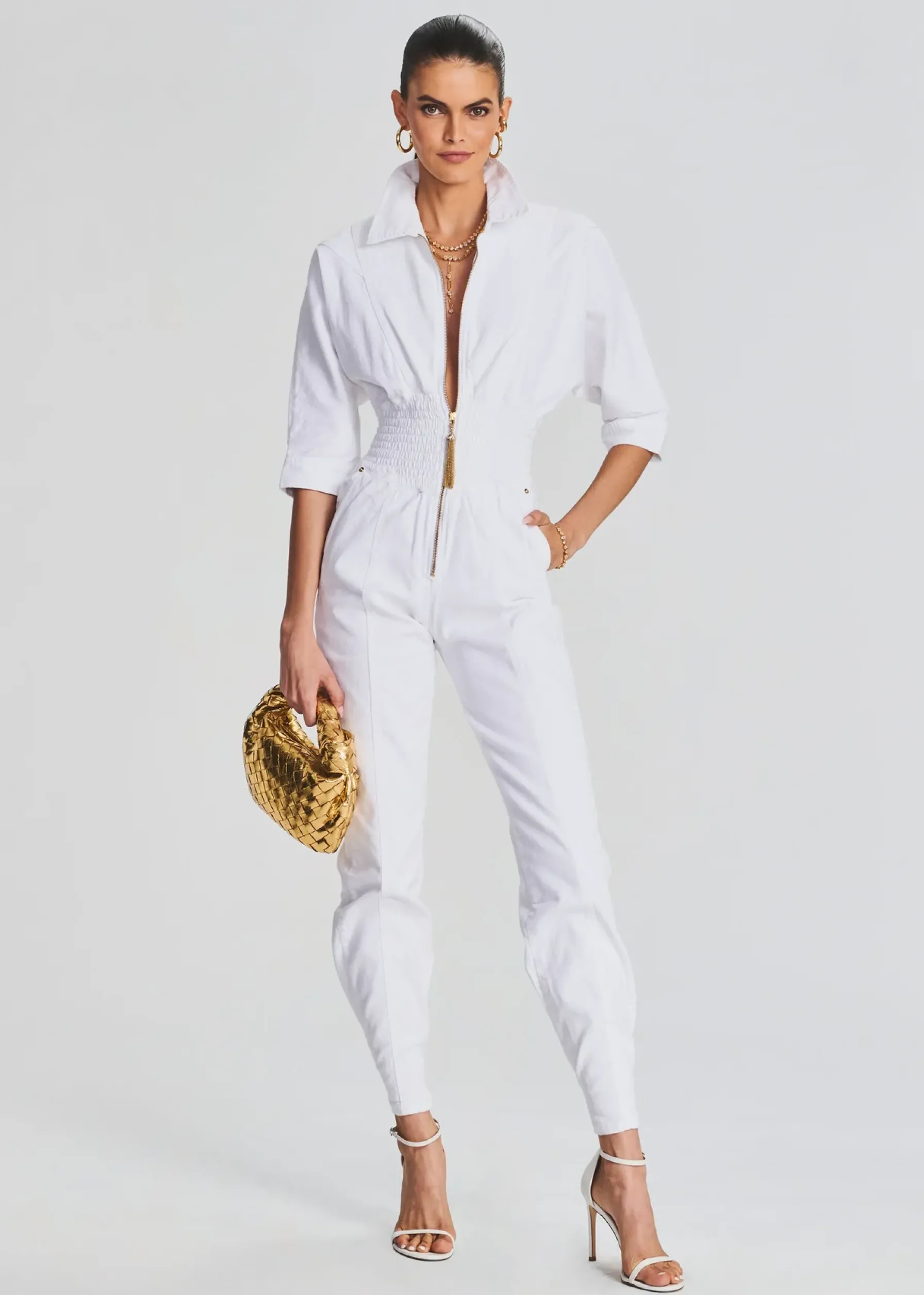 Retrofete Ellis Jumpsuit Optic White Discount