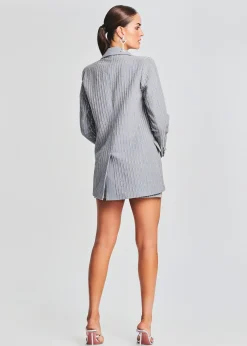Retrofete Enid Embellished Blazer Gray Hot