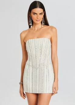 Retrofete Esmeray Embellished Dress White Shop