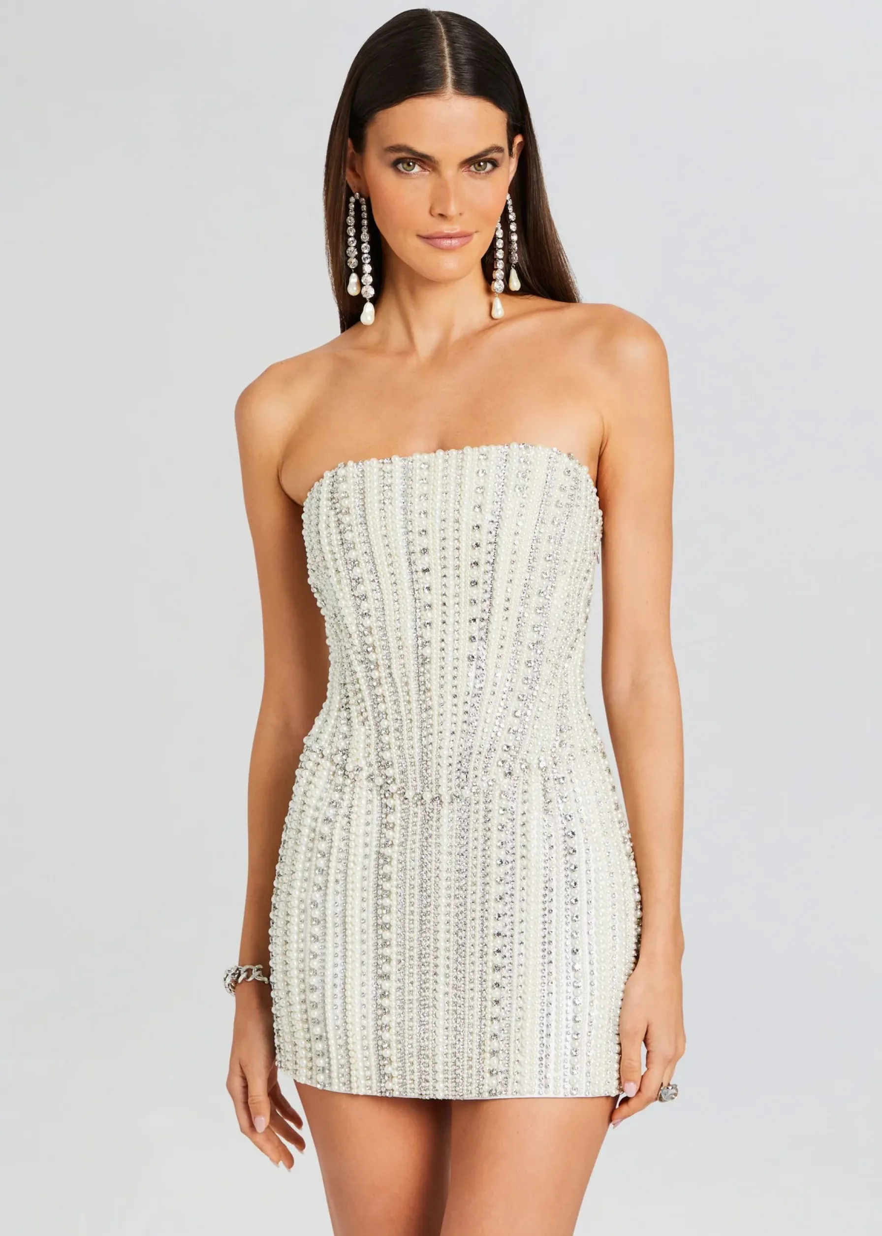 Retrofete Esmeray Embellished Dress White Shop