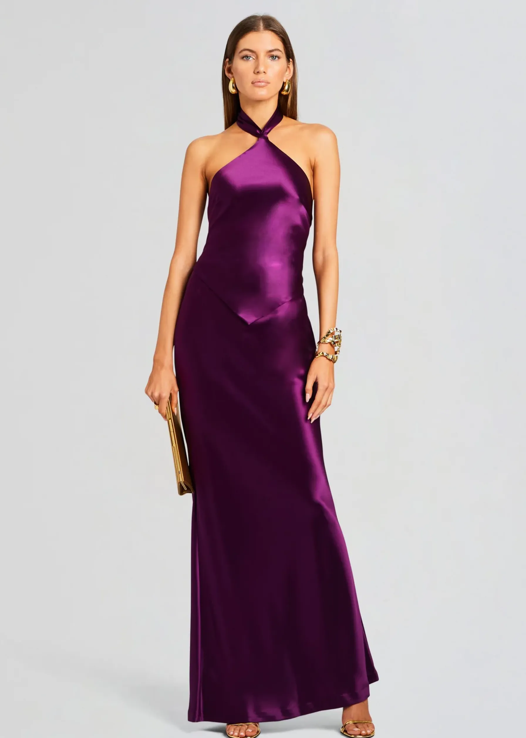 Retrofete Ester Dress Eggplant Sale
