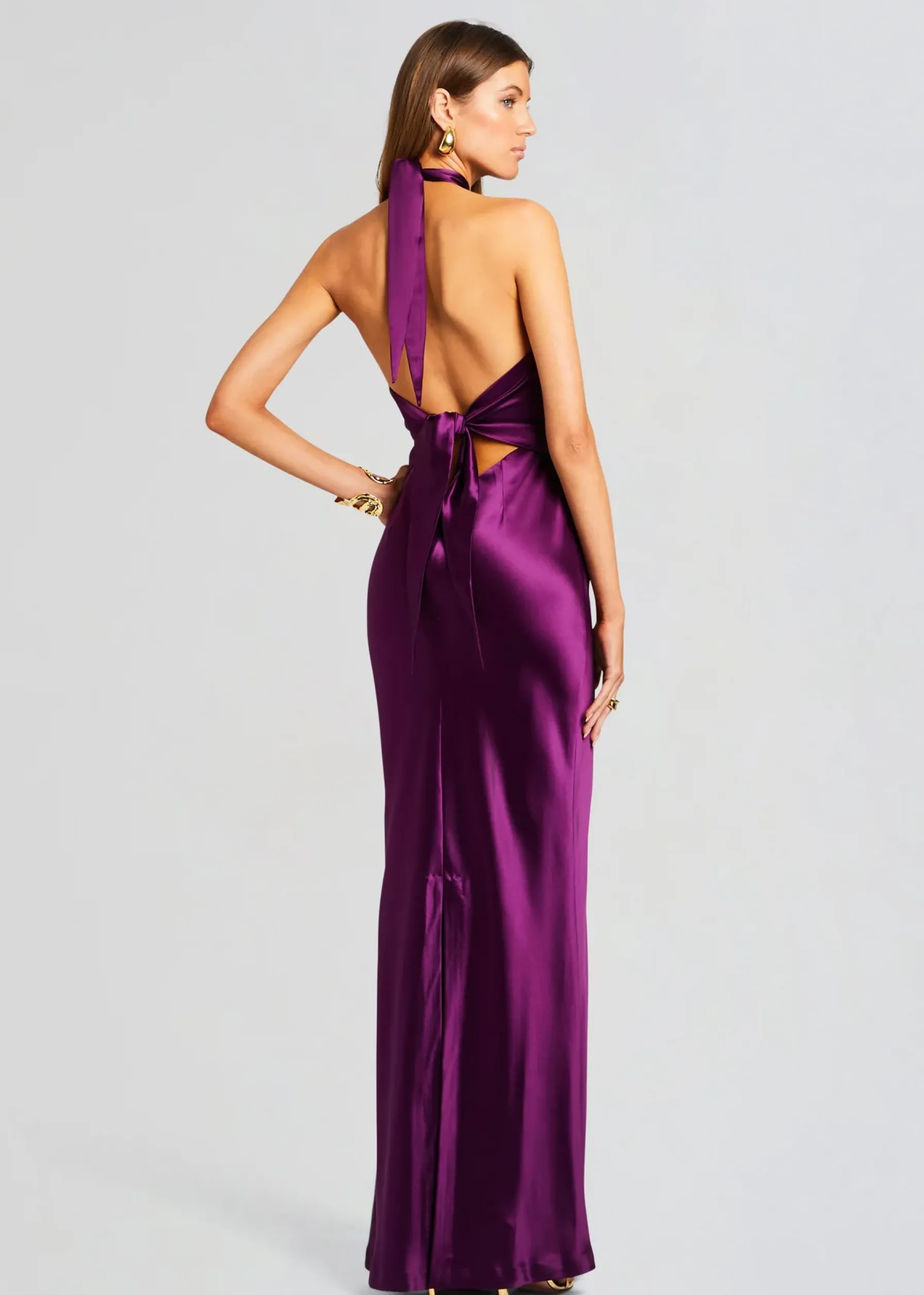 Retrofete Ester Dress Eggplant Flash Sale