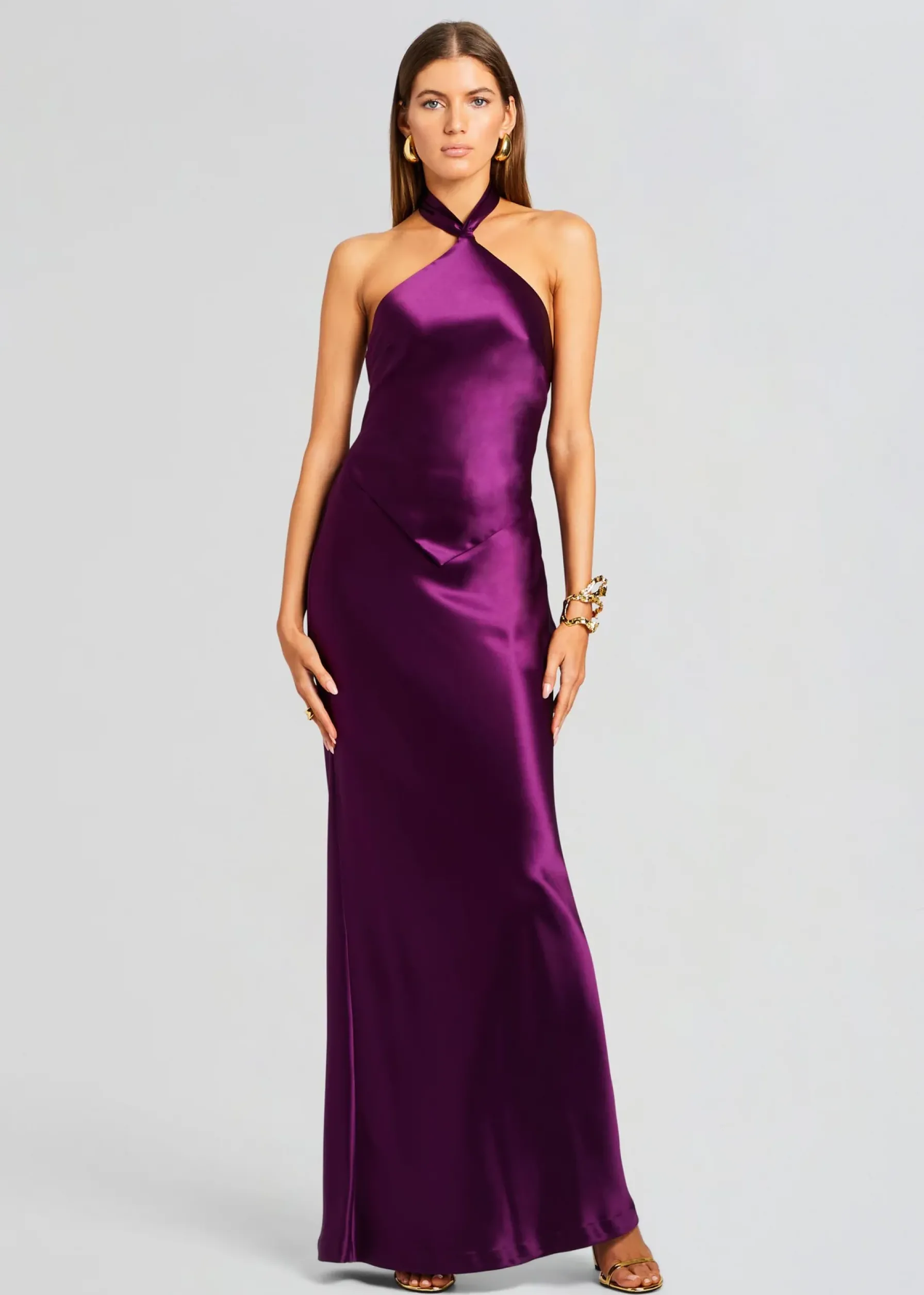 Retrofete Ester Dress Eggplant Shop